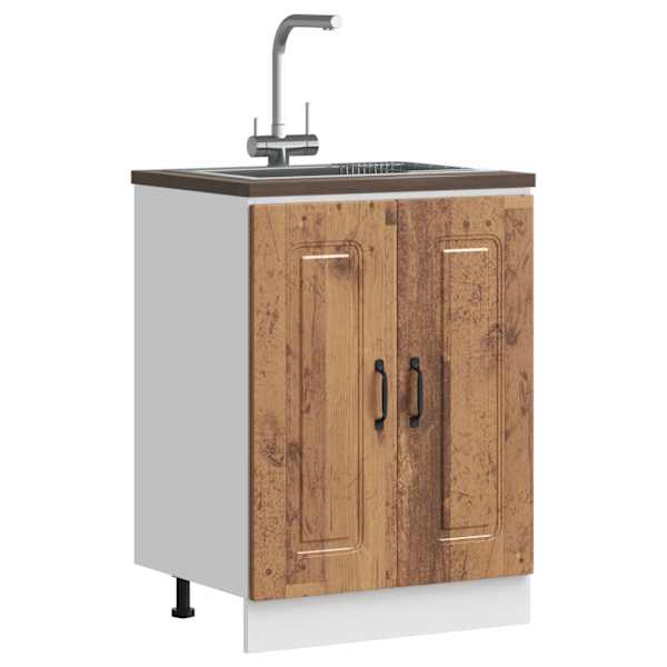 Valamu aluskapp, Kalmar, vana puit, 60 × 46 × 81,5 cm, tehispuit