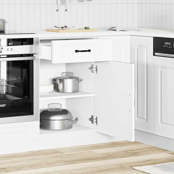 Köögi aluskapp, Kalmar, valge, tehispuit