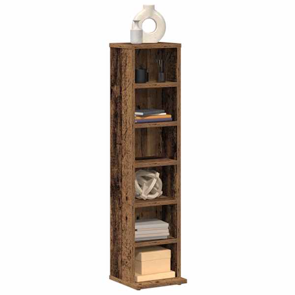 CD-kapp Vana puit 21 × 20 × 88 cm Engineered Wood