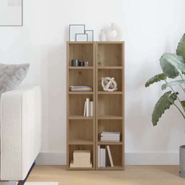 CD-kapid 2 tk, käsitöötamm, 21 × 16 × 93,5 cm, tehispuit