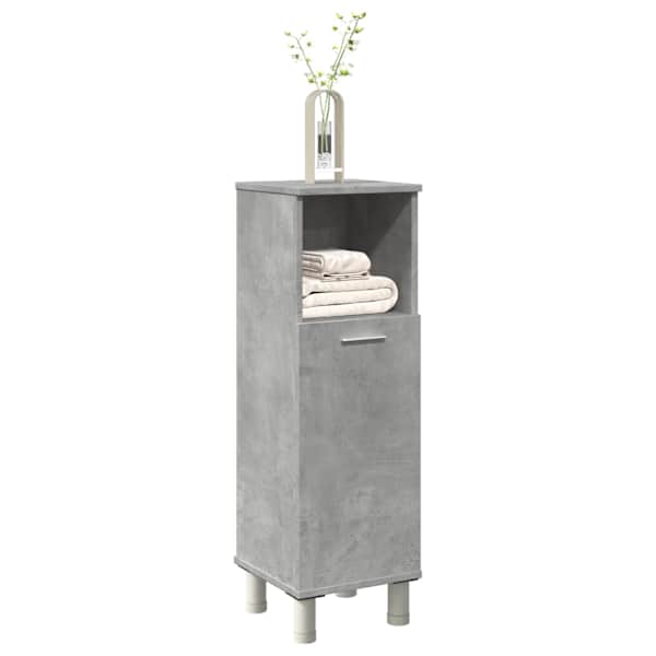 Vannitoakapp betoonhall 30 × 30 × 95 cm puitlaastplaat