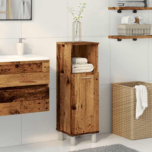 Vannitoa Kapp Old Wood 30 × 30 × 95 cm Engineered Wood