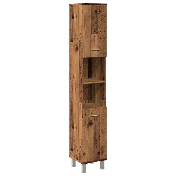 Vannitoa Kapp Old Wood 30 × 30 × 179 cm Engineered Wood