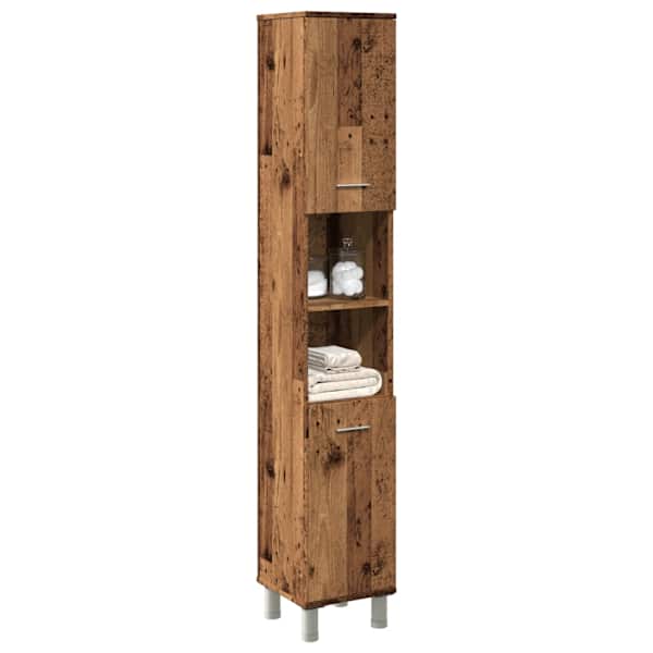 Vannitoa Kapp Old Wood 30 × 30 × 179 cm Engineered Wood