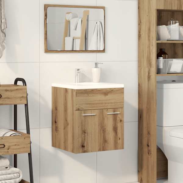 Vannitoa valamukapp Artisan tamm 41 × 38,5 × 46 cm ehituspuit
