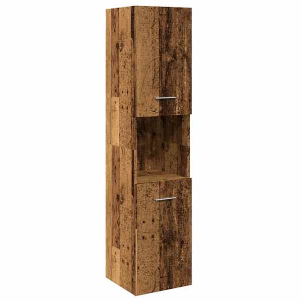 Vannitoa rippkapp Vana puit 30 × 30 × 130 cm Tehniline puit