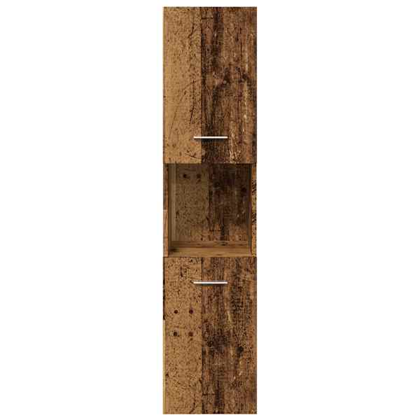 Vannitoa rippkapp Vana puit 30 × 30 × 130 cm Tehniline puit