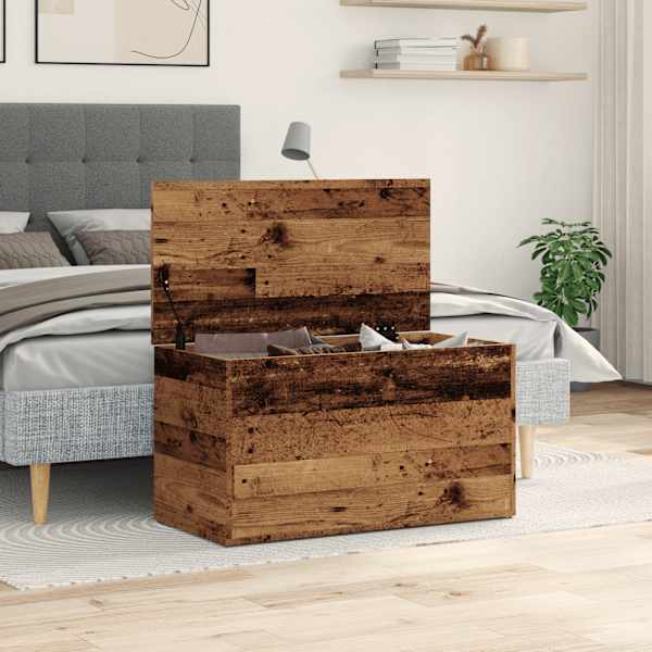 Hoiukast Vana puit 84 × 42 × 46 cm Engineered Wood