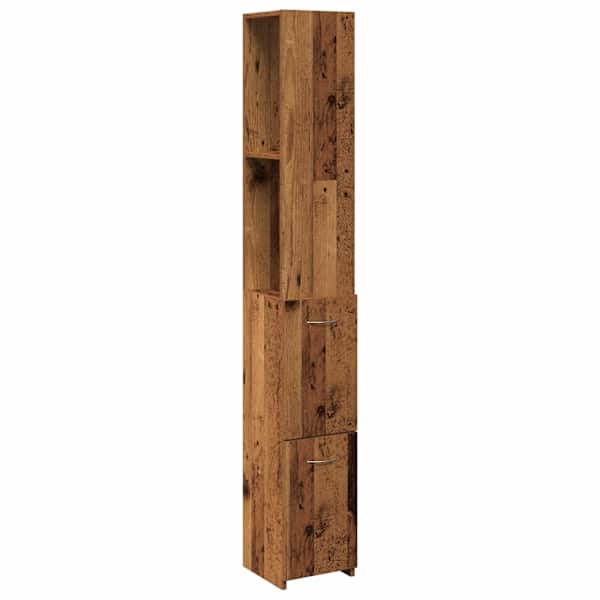 Vannitoa Kapp Old Wood 25 × 25 × 170 cm Engineered Wood