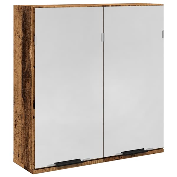 Vannitoa peegelkapp Vana puit 64 × 20 × 66,5 cm Tehispuit