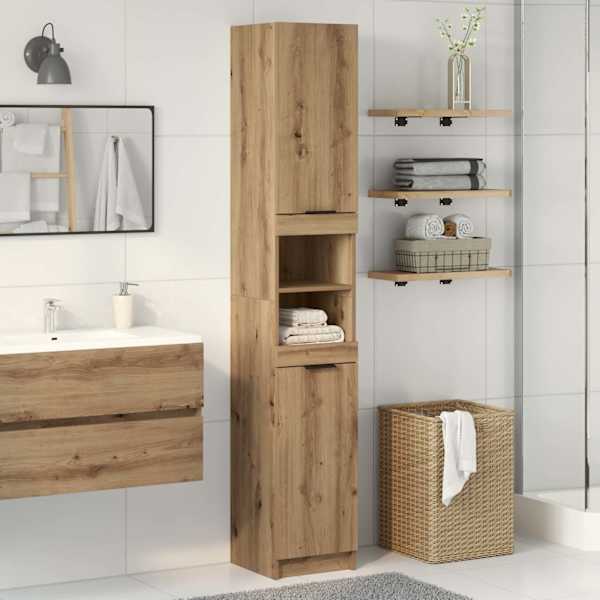 Vannitoakapp Artisan tamm 32 × 34 × 188,5 cm insenerpuit