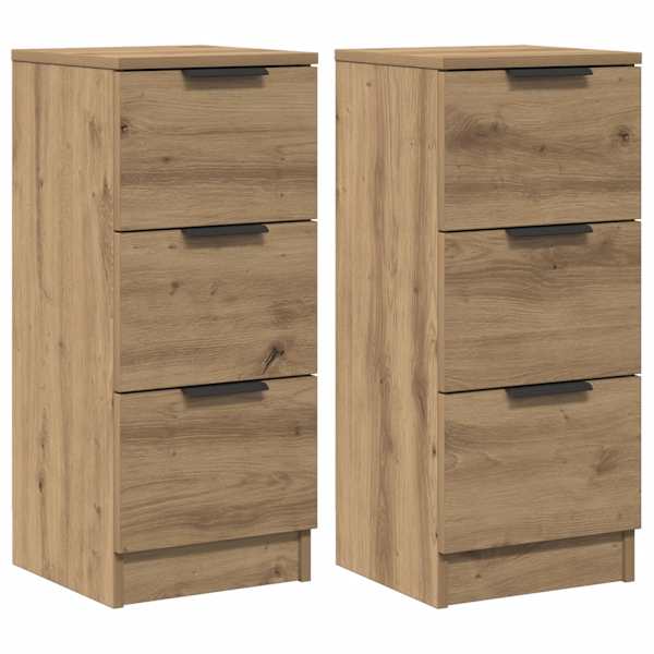 Puhvetkapid 2 tk Artisan Oak 30 × 30 × 70 cm Engineered Wood