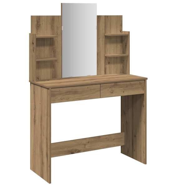 Peegliga tualettlaud Artisan tamm 96 × 39 × 142 cm