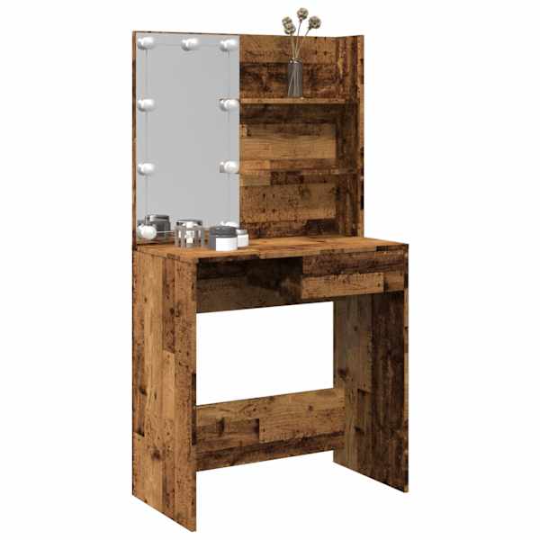 Tualettlaud LED Old Woodiga 74,5 × 40 × 141 cm
