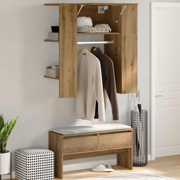 Esiku kapp Artisan tamm 97,5 × 37 × 99 cm ehituspuit