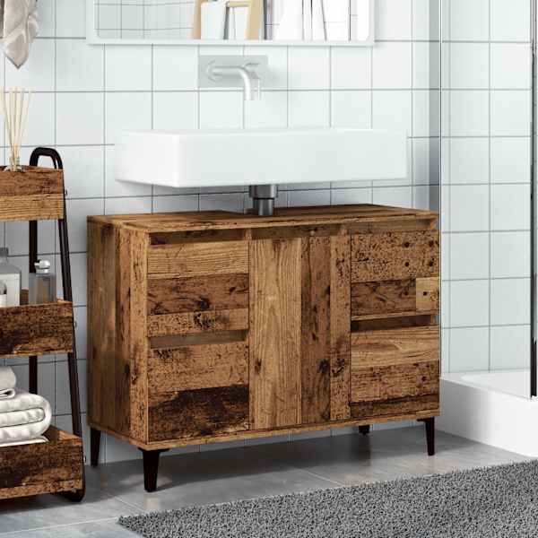 Valamukapp Vana puit 80 × 33 × 60 cm Engineered Wood