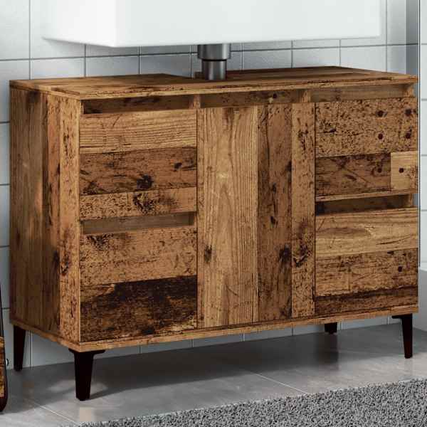 Valamukapp Vana puit 80 × 33 × 60 cm Engineered Wood