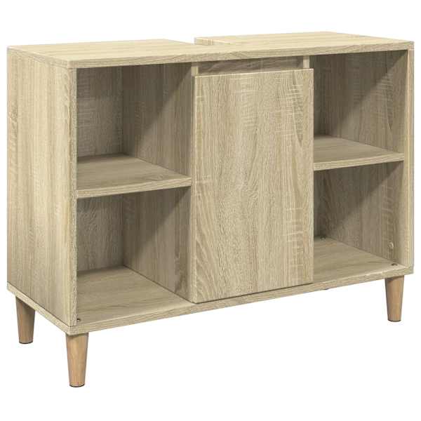 Vannitoakapp, Sonoma tamm, 80 × 33 × 60 cm, tehispuit