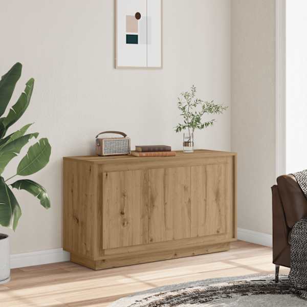 Kummut, käsitööna valminud tamm, 102 × 35 × 55 cm, töödeldud puit