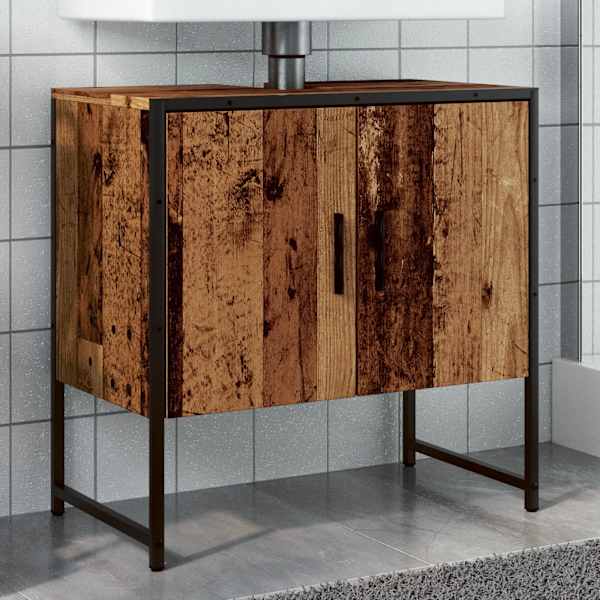 Vannitoa valamukapp Vana puit 60 × 33 × 60 cm Tehispuit