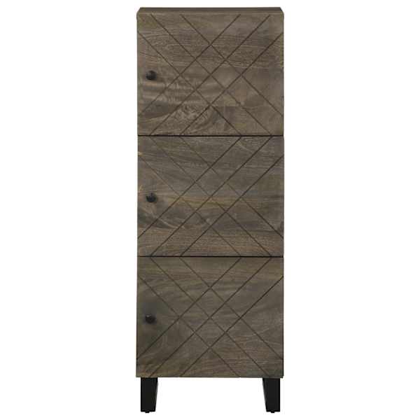 Kõrge kapp, must, 40 × 33 × 110 cm, mangopuit