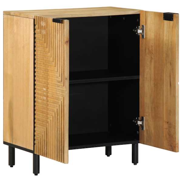 Puhvetkapp Pruun 60 × 33 × 75 cm Täispuidust Mango