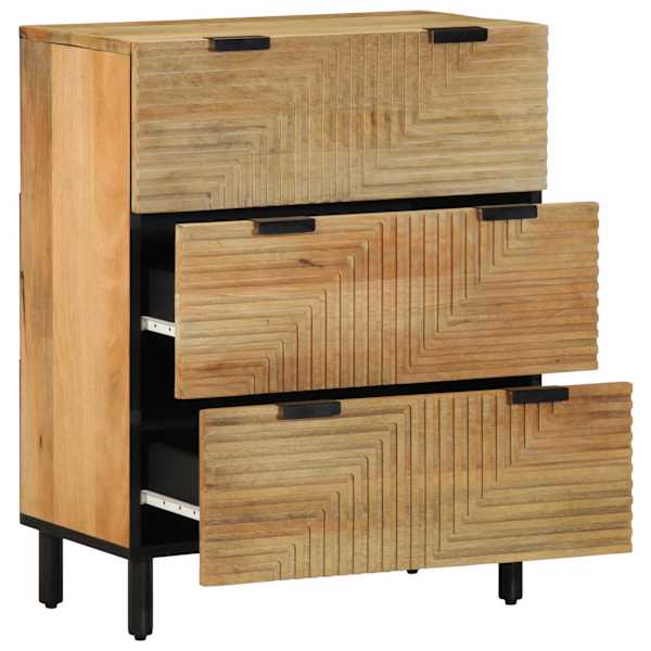 Puhvetkapp Pruun 60 × 33 × 75 cm Täispuidust Mango