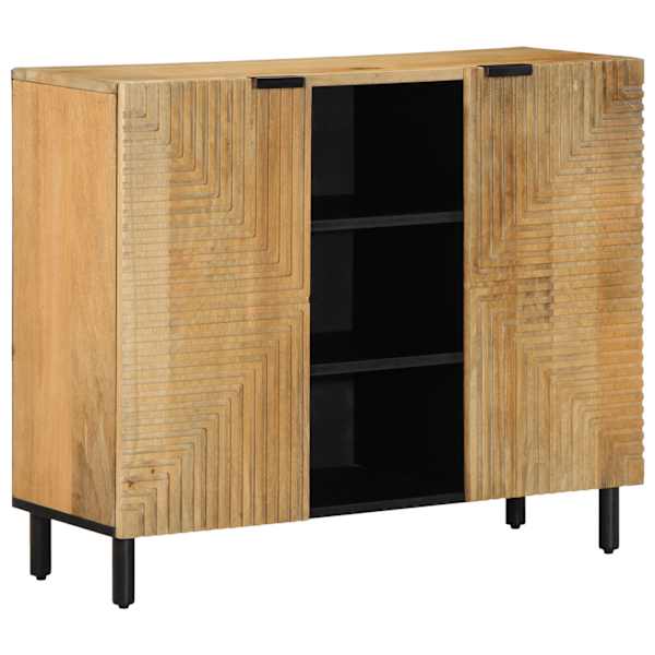Puhvetkapp Pruun 90 × 33 × 75 cm Täispuidust Mango
