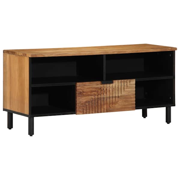 Telerikapp Solid Acacia Wood 100 × 33,5 × 46 cm