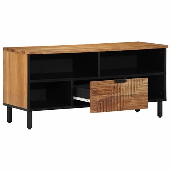 Telerikapp Solid Acacia Wood 100 × 33,5 × 46 cm