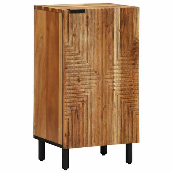 Kõide riiuliga uksega Pruun 40 × 33,5 × 75 cm Tugev mango puu