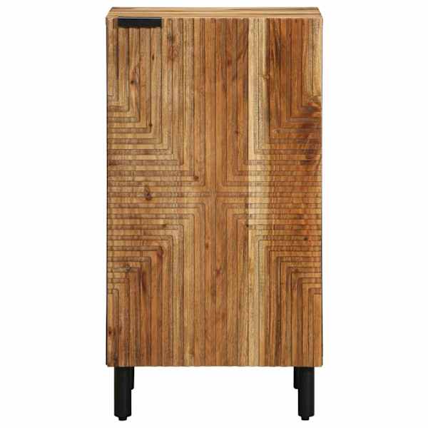 Kõide riiuliga uksega Pruun 40 × 33,5 × 75 cm Tugev mango puu