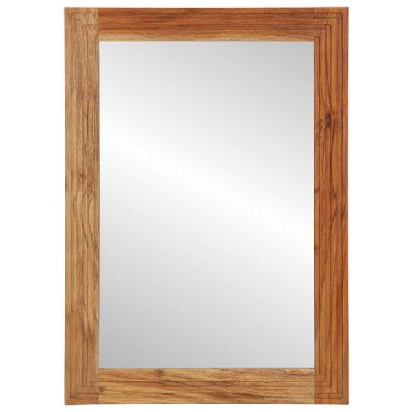 Vannitoa peegel Seinale kinnitatav Pruun 70 × 50 × 2.5 cm