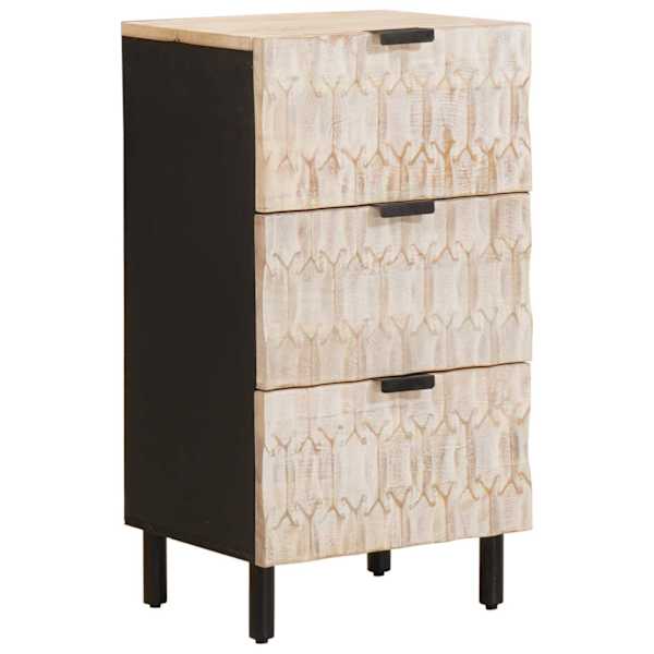 Kõide Valge pesu viimistlus 40 × 33 × 75 cm Tugev mango puu