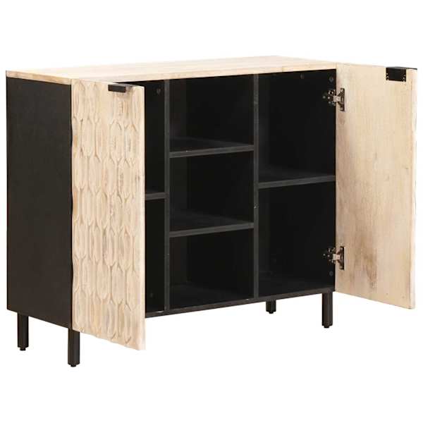 Kõide Valge pesu viimistlus 90 × 33 × 75 cm Tugev mango puu