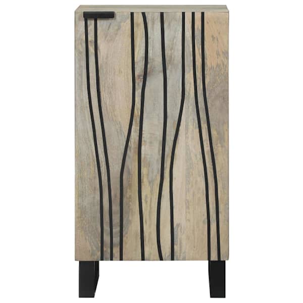 Külglaud Valge 40 × 33 × 75 cm mangopuit