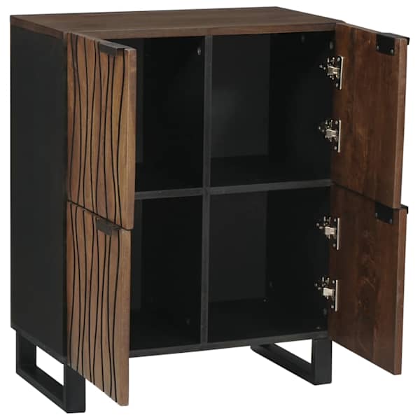 Meedia ladustamise kapid ja riiulid Pruun 60 × 33.5 × 75 cm