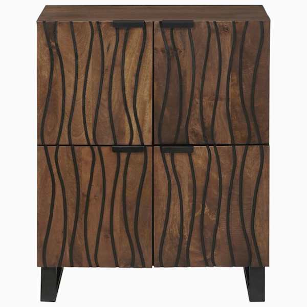 Meedia ladustamise kapid ja riiulid Pruun 60 × 33.5 × 75 cm