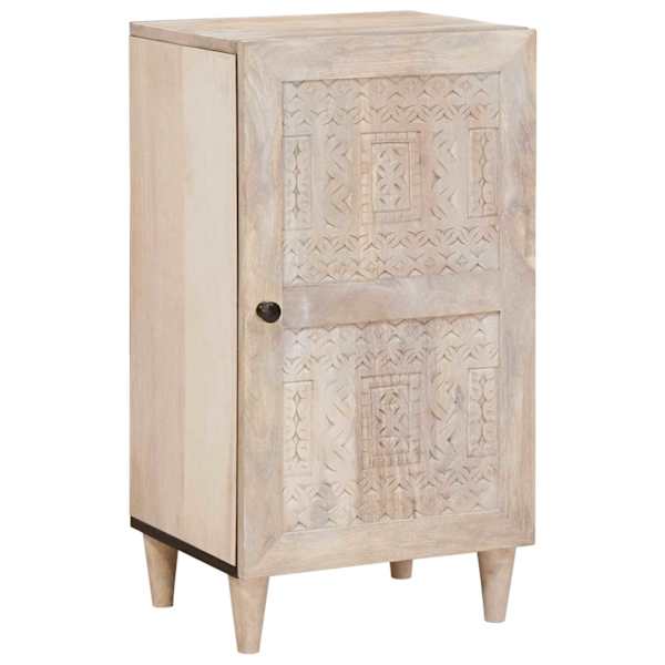 Kõide Valgendatud Valge 40 × 33 × 75 cm Tugev mango puu