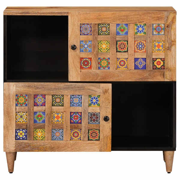 Kõide ladustamisega Neutraalne 80 × 33 × 75 cm Tugev mango puu
