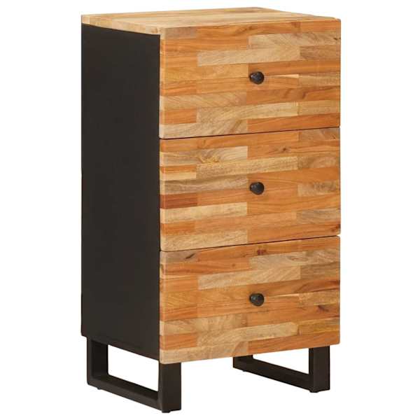 Kõrvalkapp sahtliga Pruun 40 × 33 × 75 cm Tugev mango puu