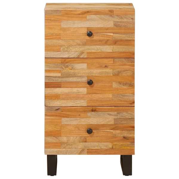 Kõrvalkapp sahtliga Pruun 40 × 33 × 75 cm Tugev mango puu