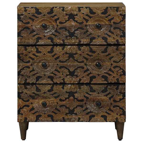 Hoiustamise kõrvalhoidja 60 × 33 × 75 cm Tugev mango puu Pruun