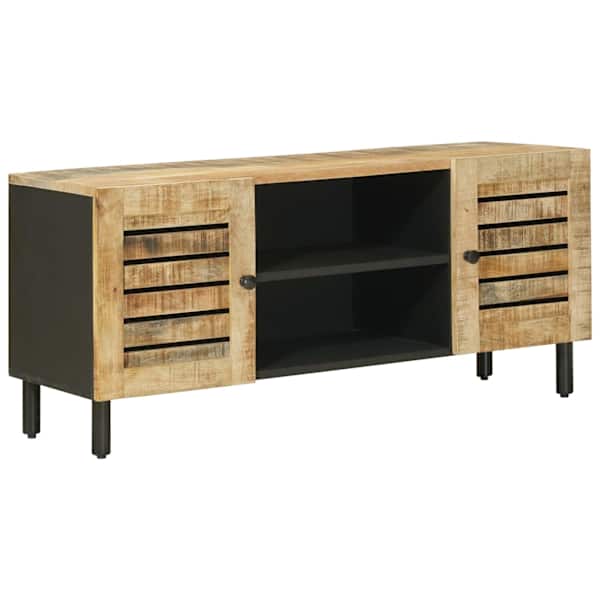 Ladustamiskapid Naturaalne 105 × 33 × 46 cm Tugev mango puu