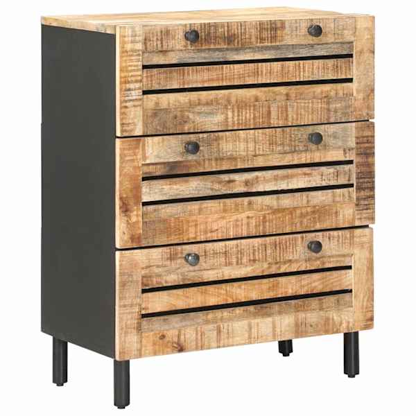Ladustamiskapid 60 × 33 × 75 cm Tugev mango puu Naturaalne