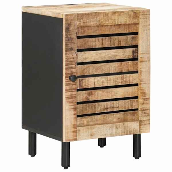 Vannitoa kapp Pruun ja must 38 × 33,5 × 58 cm Tugev mango puu
