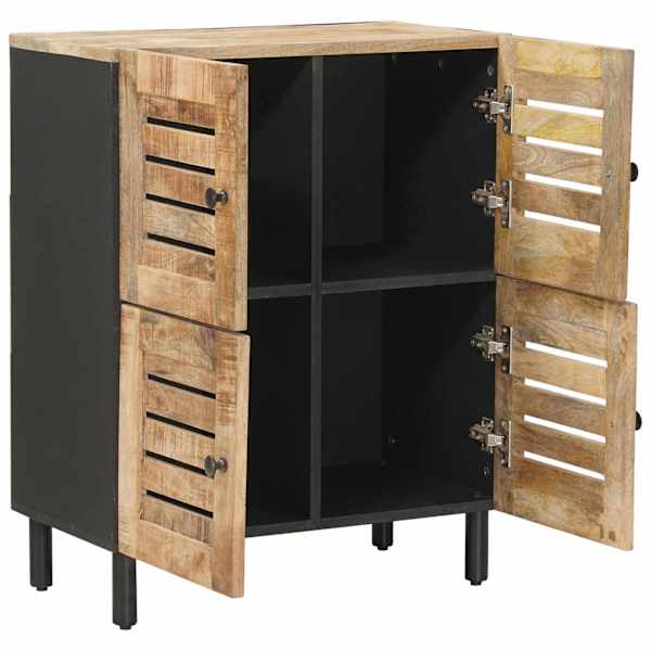 Ladustamiskapid Naturaalne 60 × 33 × 75 cm Tugev mango puu