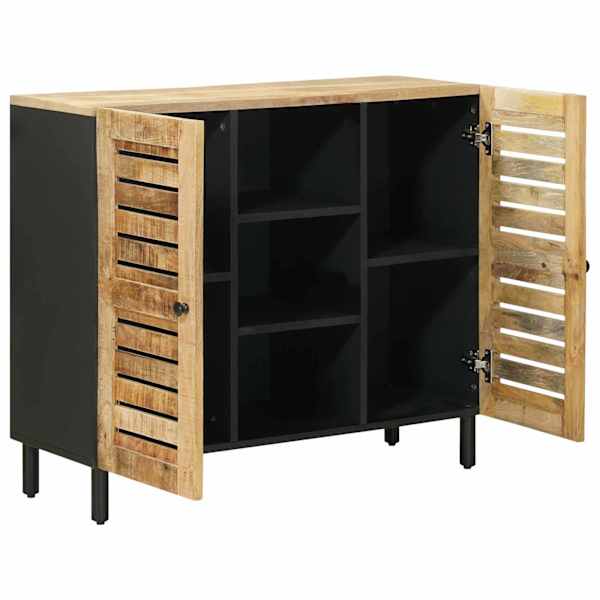 Ladustamiskapid Naturaalne 90 × 33 × 75 cm Tugev mango puu