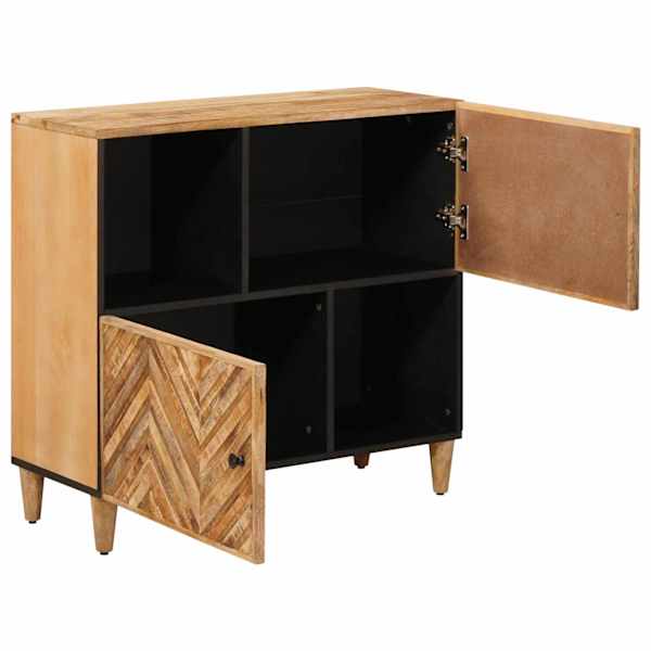 Ladustamiskapid Pruun 80 × 33,5 × 75 cm Tugev mango puu