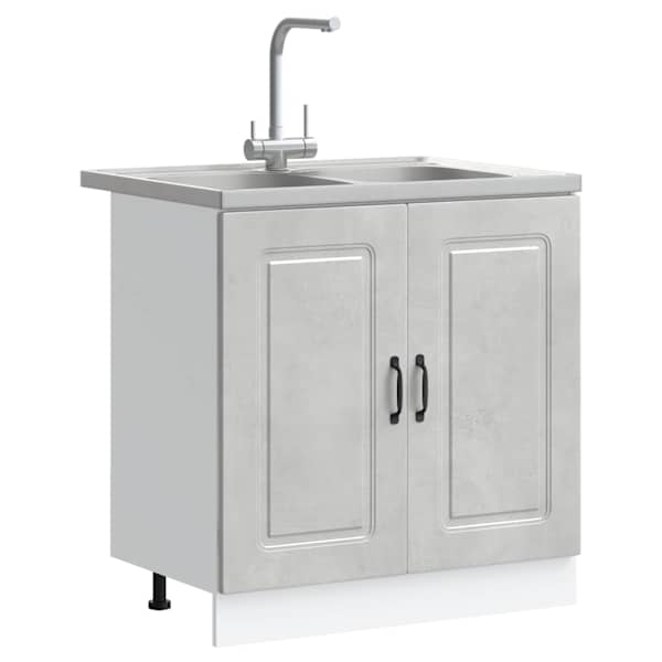 Köögikapp Kalmar Betoonhall 80 × 46 × 81,5 cm Tehispuit